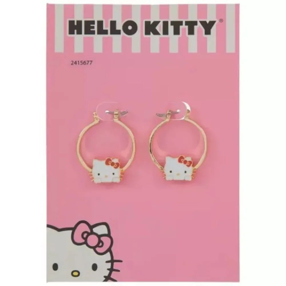 New Sanrio Hello Kitty Hoop Earrings